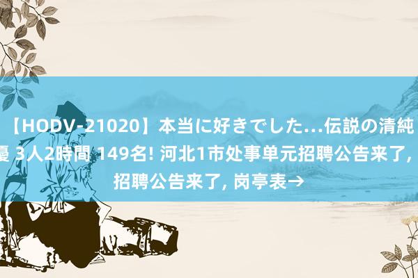 【HODV-21020】本当に好きでした…伝説の清純派AV女優 3人2時間 149名! 河北1市处事单元招聘公告来了， 岗亭表→