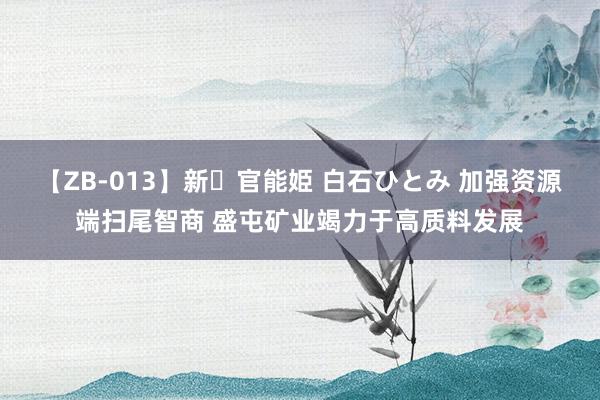 【ZB-013】新・官能姫 白石ひとみ 加强资源端扫尾智商 盛屯矿业竭力于高质料发展