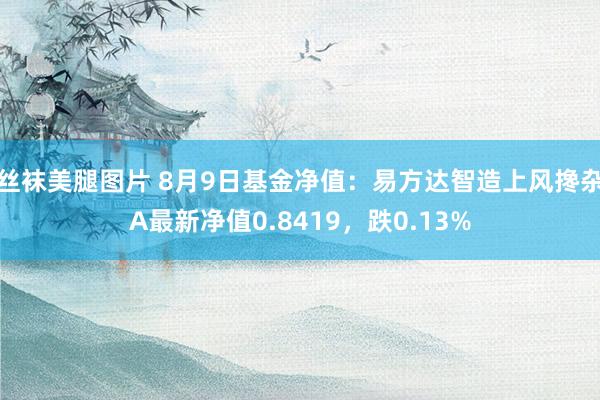 丝袜美腿图片 8月9日基金净值：易方达智造上风搀杂A最新净值0.8419，跌0.13%