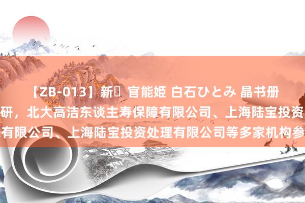 【ZB-013】新・官能姫 白石ひとみ 晶书册成：8月14日继承机构调研，北大高洁东谈主寿保障有限公司、上海陆宝投资处理有限公司等多家机构参与