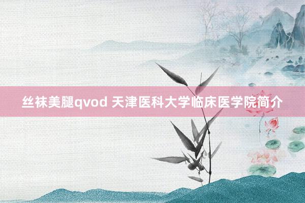 丝袜美腿qvod 天津医科大学临床医学院简介